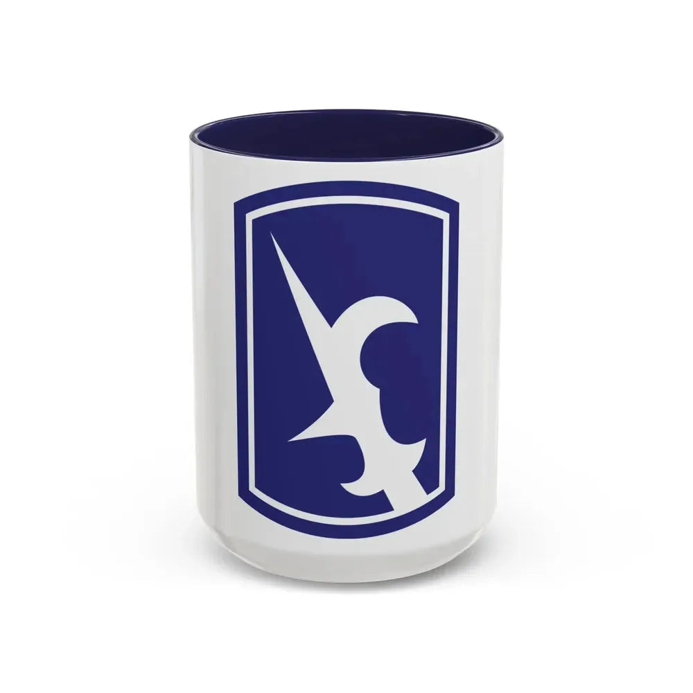67th Maneuver Enhancement Brigade (U.S. Army) Accent Coffee Mug 15oz Navy - Go Mug Yourself