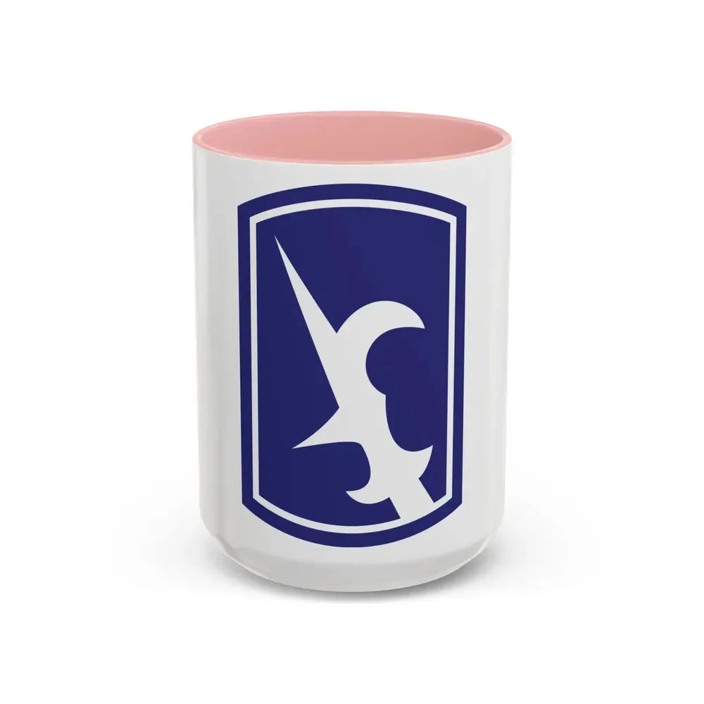 67th Maneuver Enhancement Brigade (U.S. Army) Accent Coffee Mug 15oz Pink - Go Mug Yourself