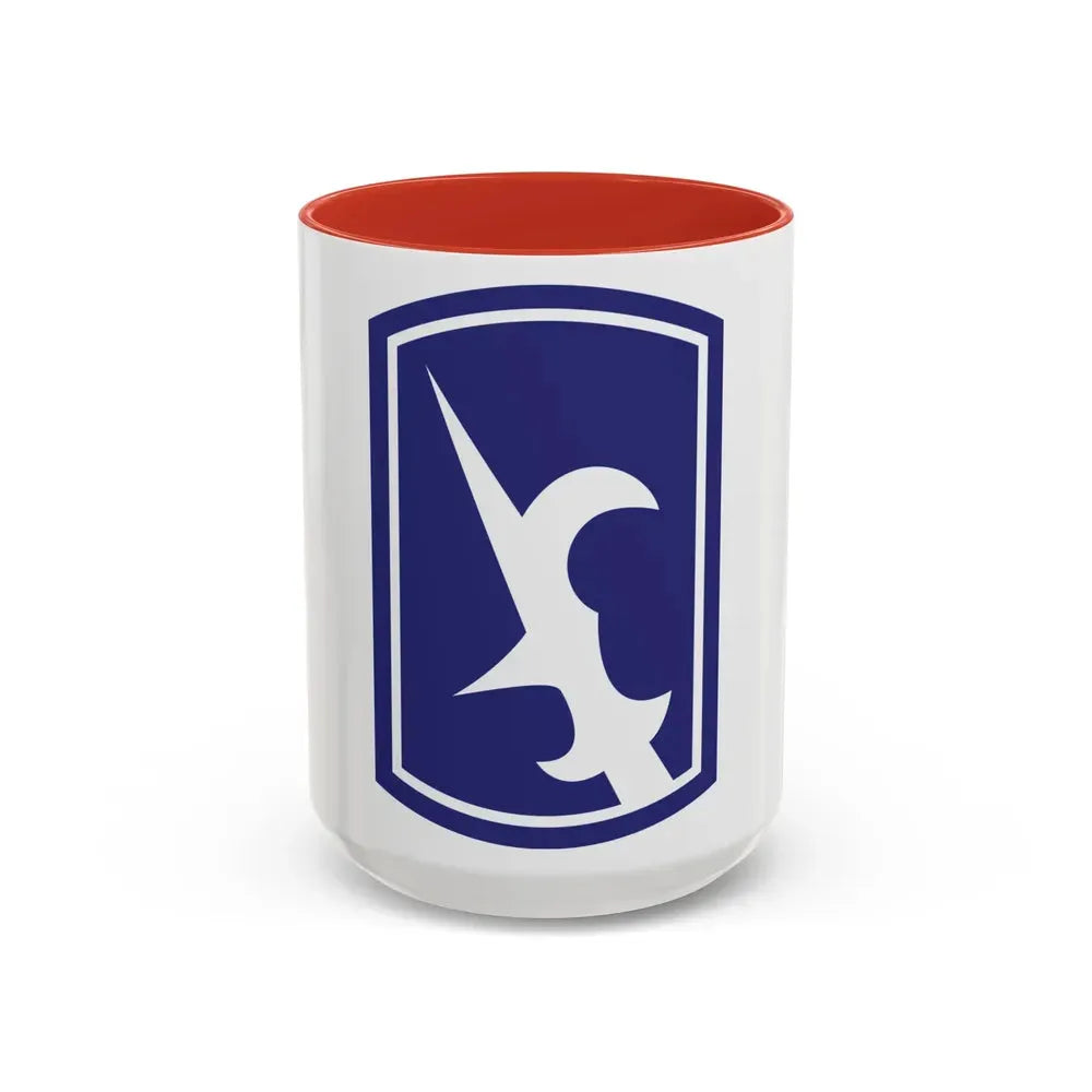 67th Maneuver Enhancement Brigade (U.S. Army) Accent Coffee Mug 15oz Red - Go Mug Yourself