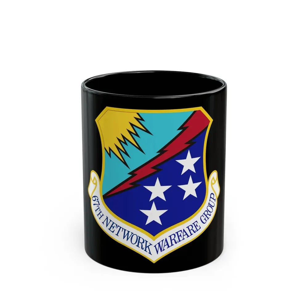 67th Network Warfare Group (U.S. Air Force) Black Coffee Mug 11oz - Go Mug Yourself