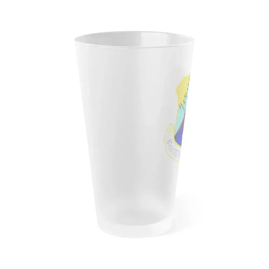 67th Network Warfare Group (U.S. Air Force) Frosted Pint Glass 16oz - Go Mug Yourself