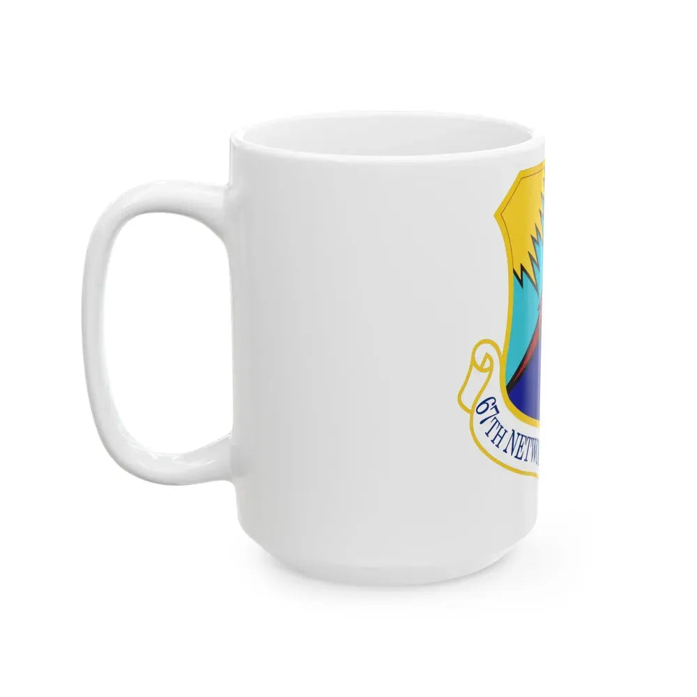 67th Network Warfare Group (U.S. Air Force) White Coffee Mug - Go Mug Yourself