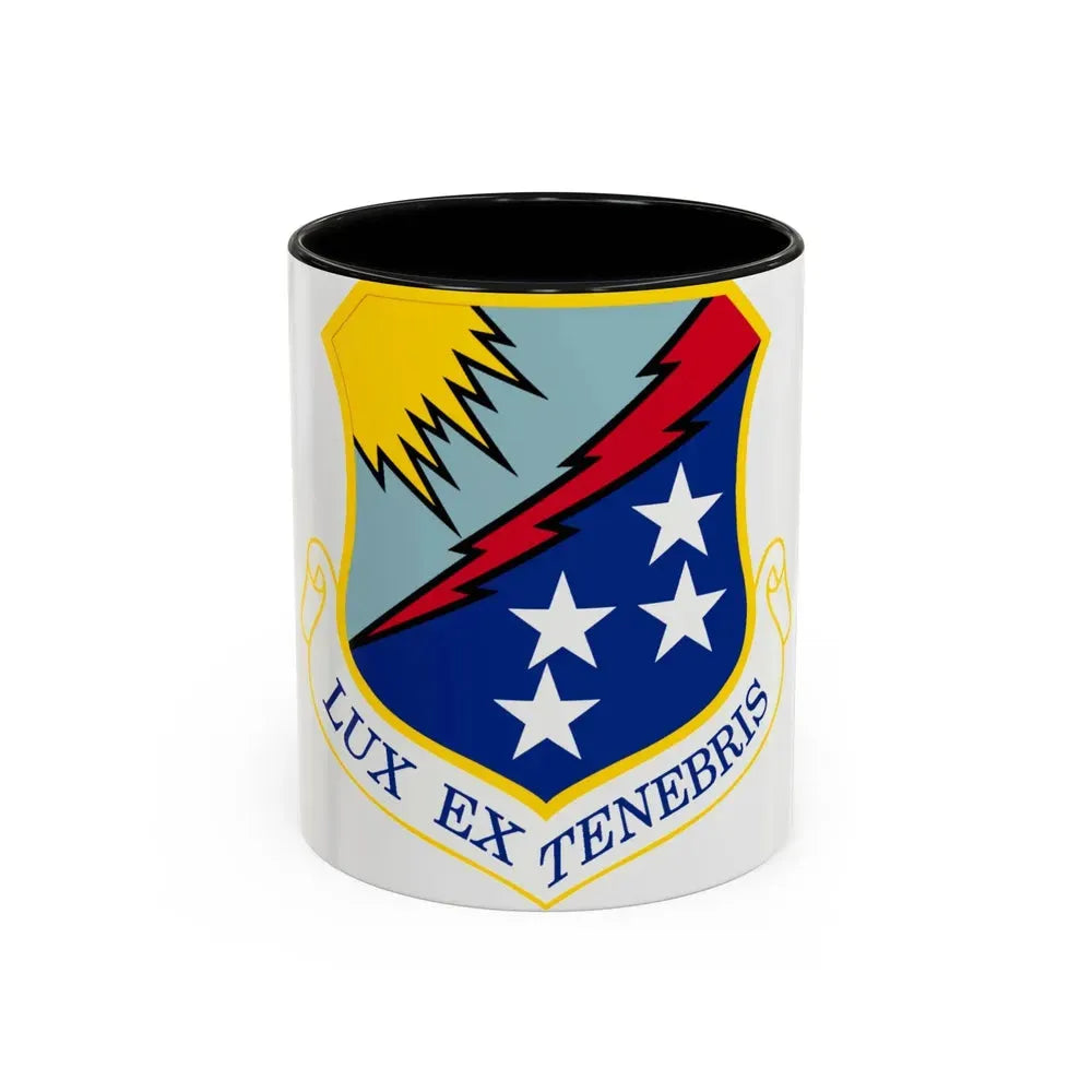 67th Network Warfare Wing (U.S. Air Force) Accent Coffee Mug 11oz Black - Go Mug Yourself