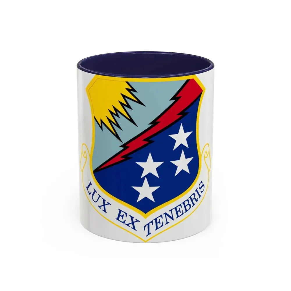 67th Network Warfare Wing (U.S. Air Force) Accent Coffee Mug 11oz Navy - Go Mug Yourself