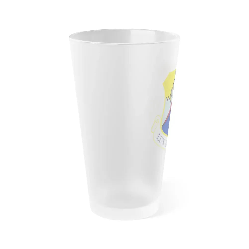 67th Network Warfare Wing (U.S. Air Force) Frosted Pint Glass 16oz - Go Mug Yourself
