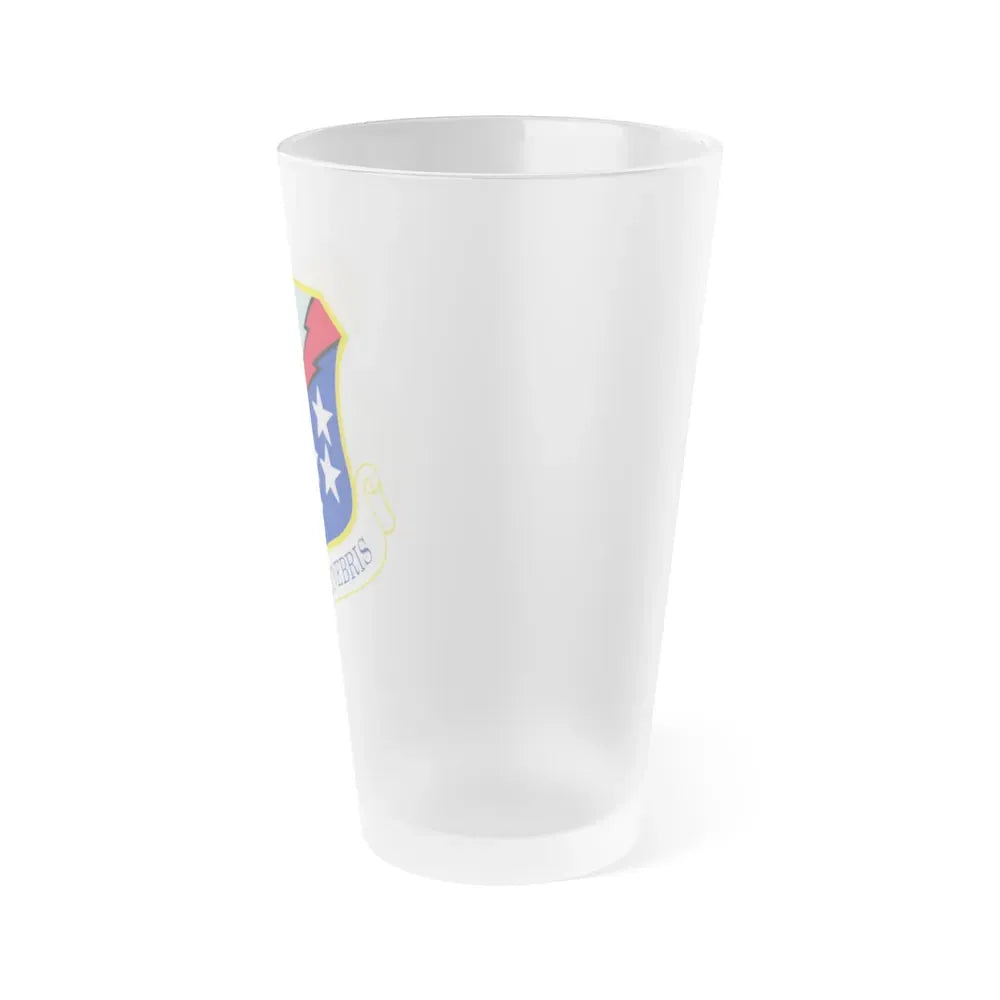 67th Network Warfare Wing (U.S. Air Force) Frosted Pint Glass 16oz - Go Mug Yourself