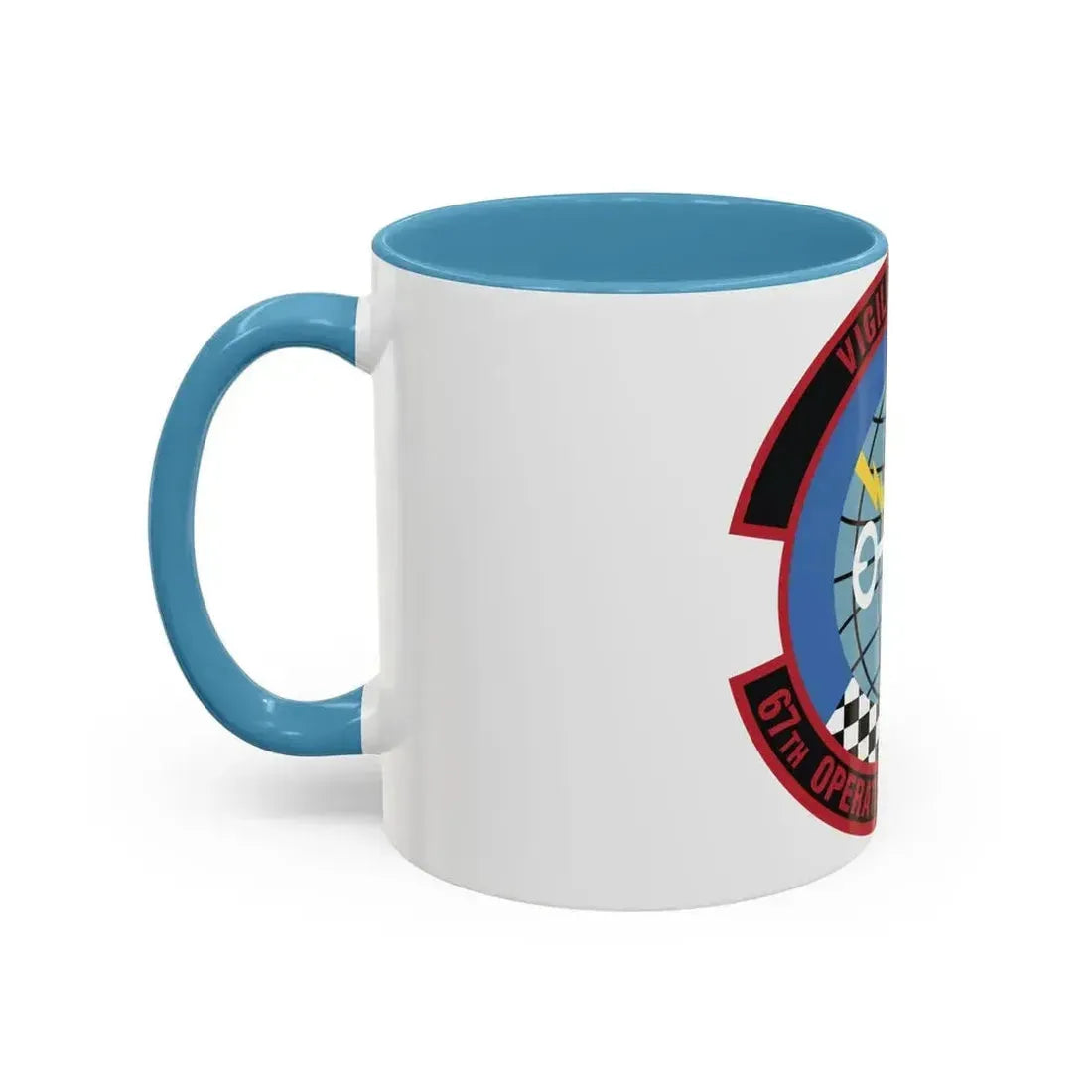 67th Operations Support Squadron (U.S. Air Force) Accent Coffee Mug - Go Mug Yourself