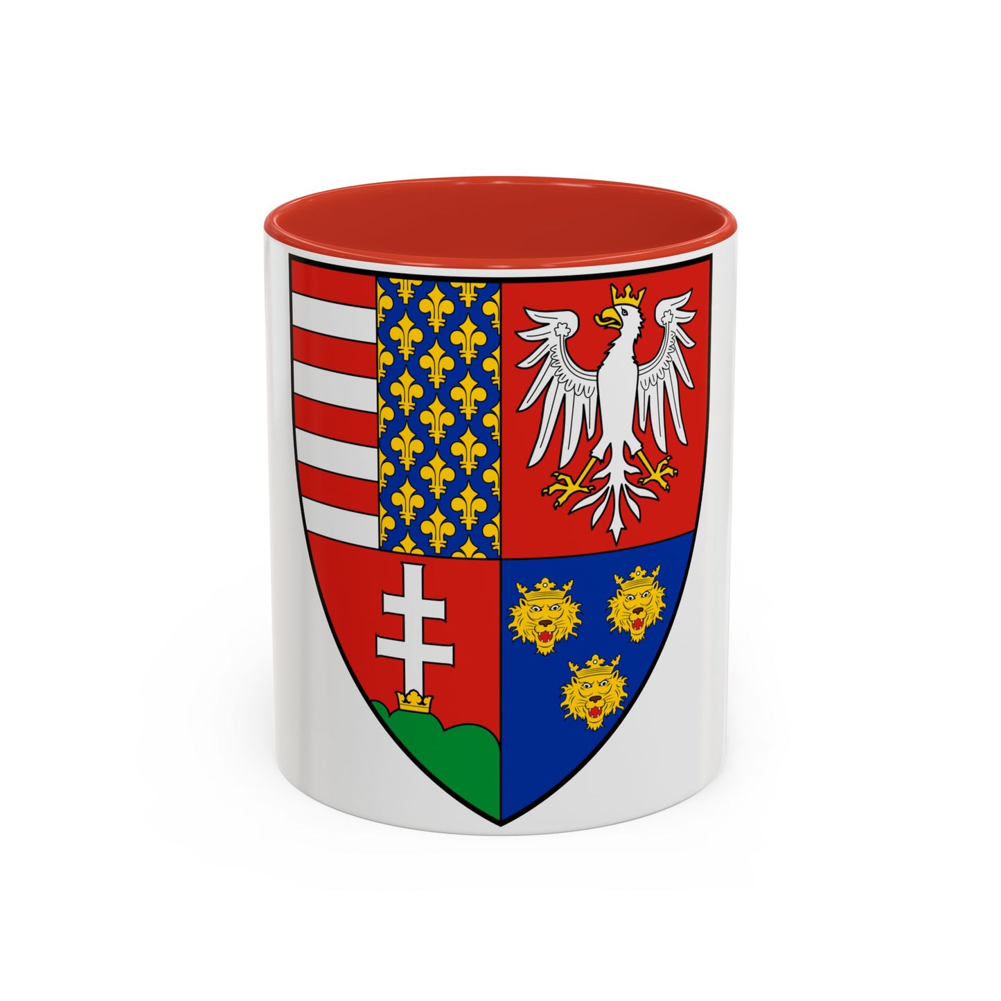 Coat of arms of Louis I of Hungary (1370) - Accent Coffee Mug