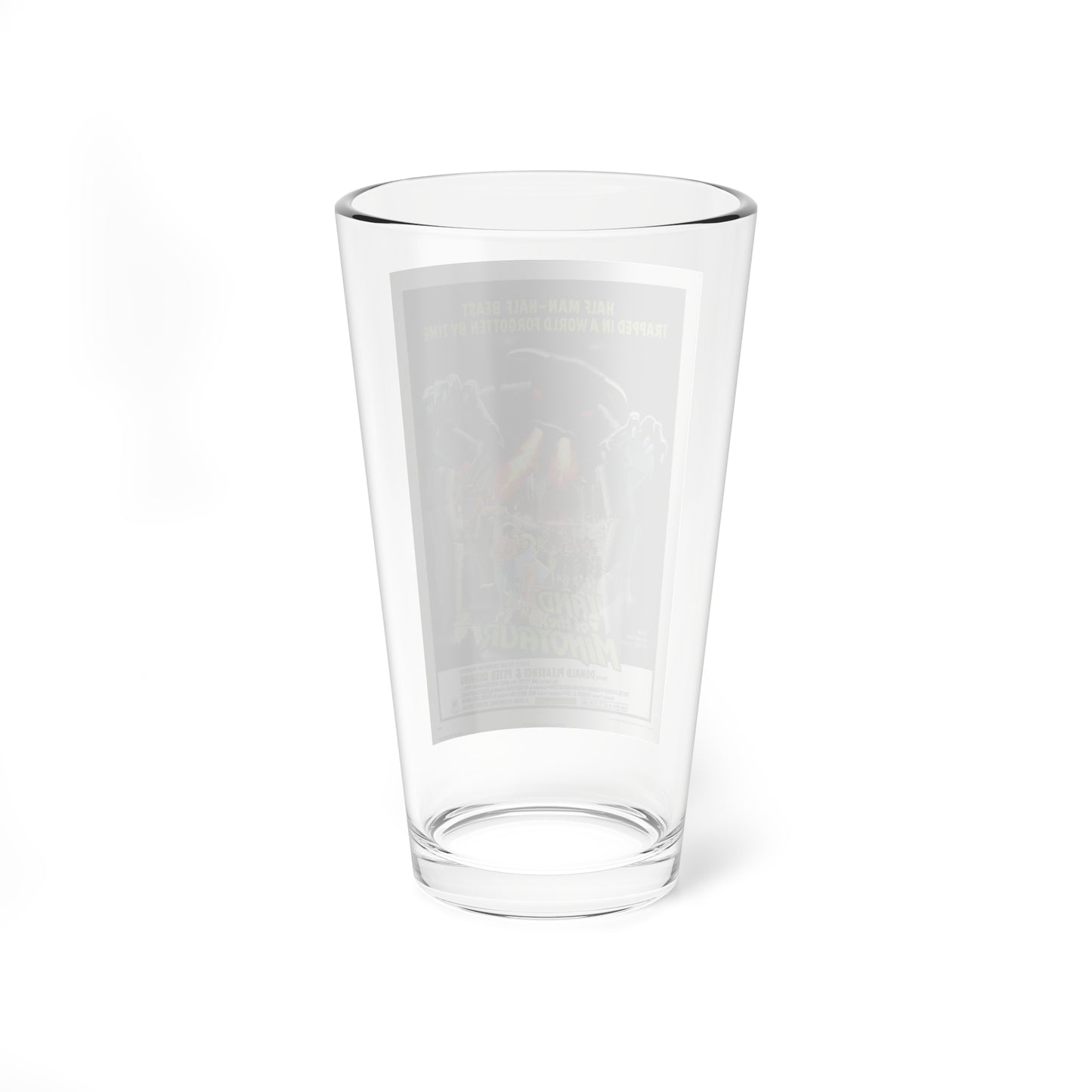LAND OF THE MINOTAUR 1976 Movie Poster - Pint Glass 16oz