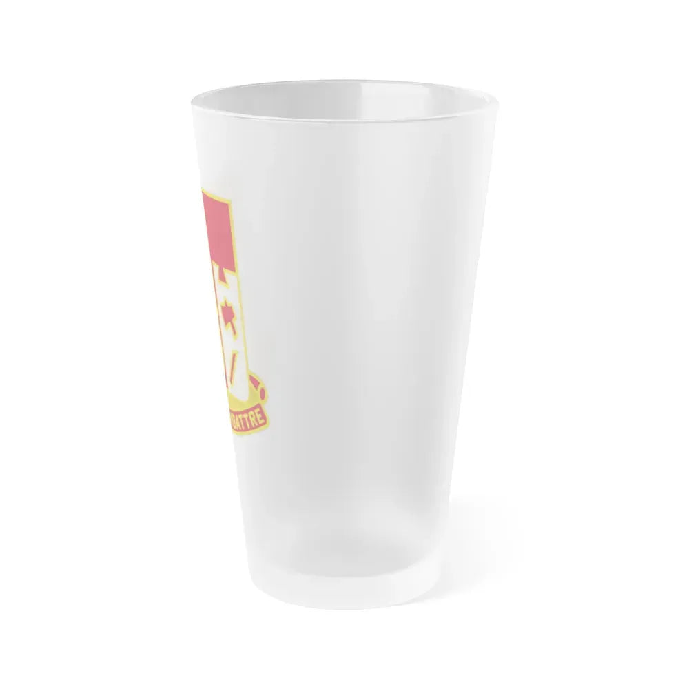 682 Engineer Battalion (U.S. Army) Frosted Pint Glass 16oz - Go Mug Yourself