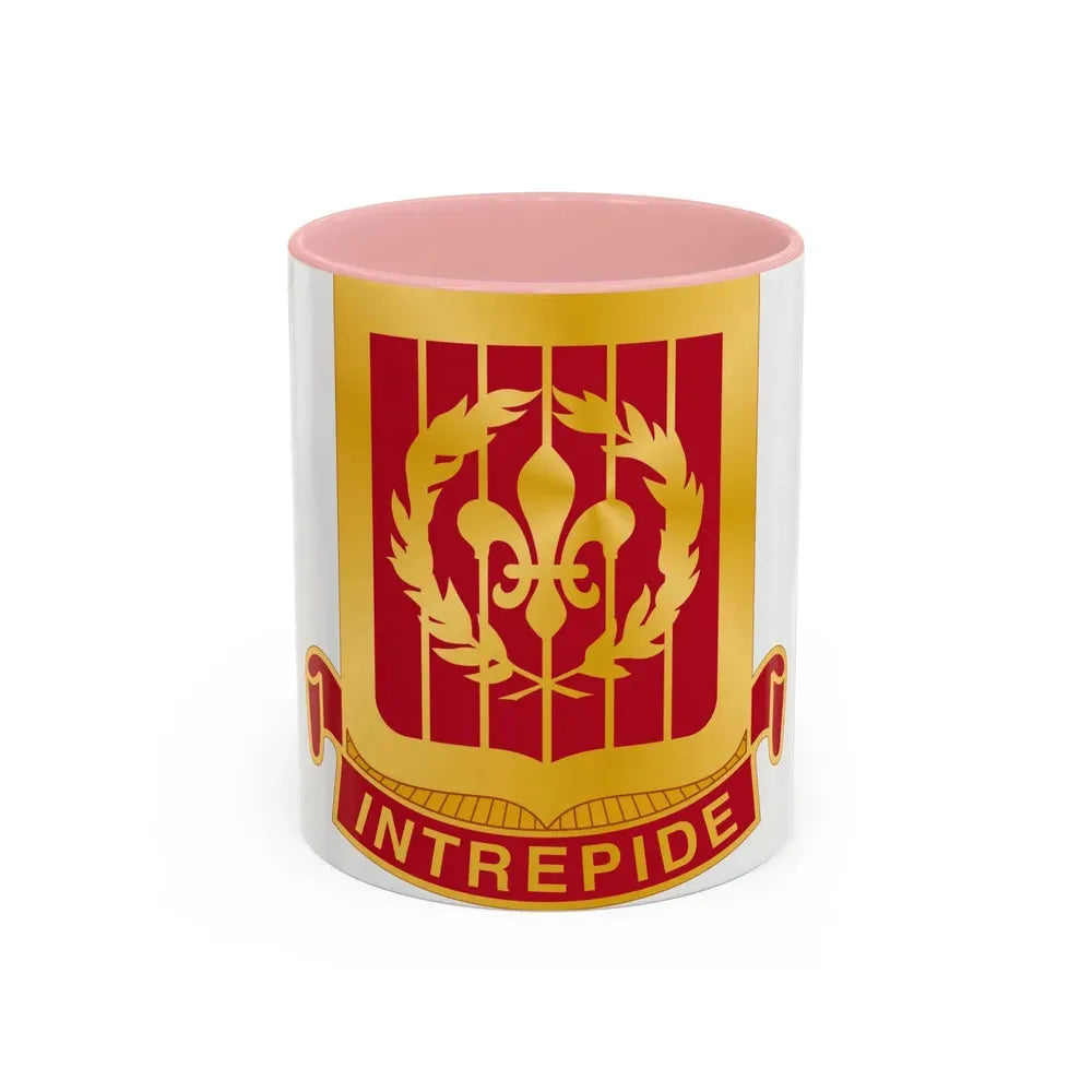 682nd Antiaircraft Artillery Gun Battalion (U.S. Army) Accent Coffee Mug 11oz Pink - Go Mug Yourself