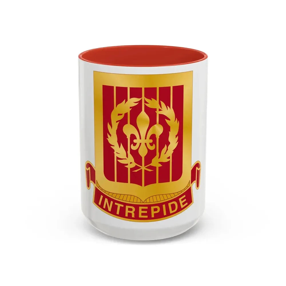 682nd Antiaircraft Artillery Gun Battalion (U.S. Army) Accent Coffee Mug 15oz Red - Go Mug Yourself
