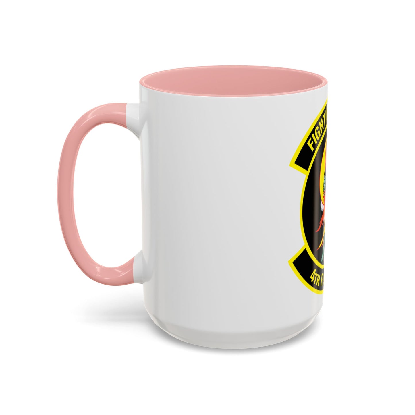 4th Fighter SQ Fightin' Fuujins (U.S. Air Force) Accent Coffee Mug