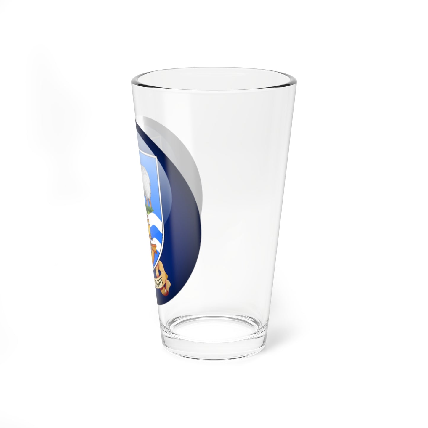 Flag orb Falkland Islands (United Kingdom) Pint Glass 16oz