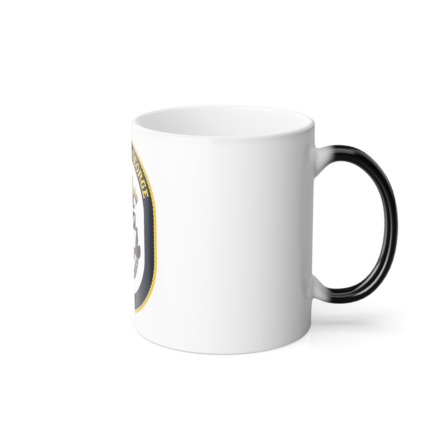USS Cape St George CG 71 Crest (U.S. Navy) Color Changing Mug 11oz