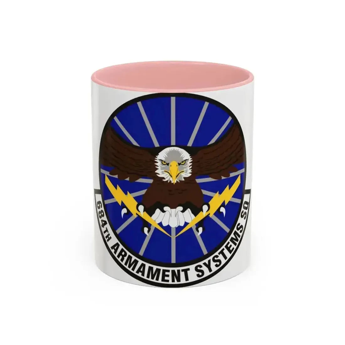 684th Armament Systems Squadron (U.S. Air Force) Accent Coffee Mug 11oz Pink - Go Mug Yourself