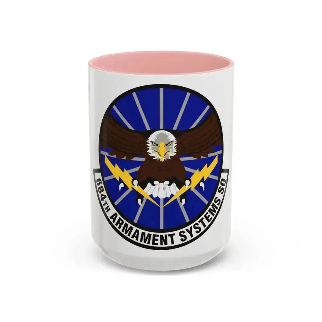 684th Armament Systems Squadron (U.S. Air Force) Accent Coffee Mug 15oz Pink - Go Mug Yourself