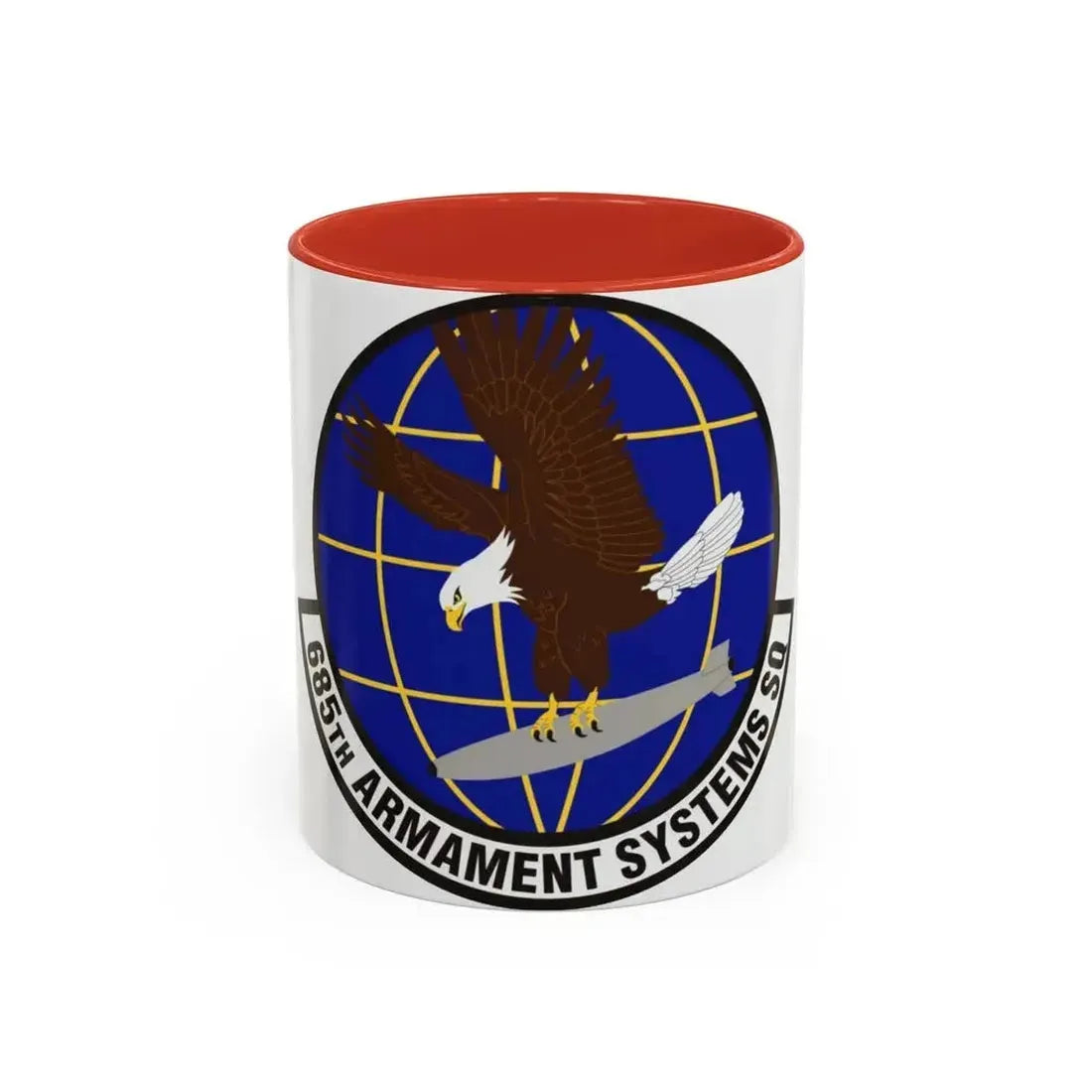 685th Armament Systems Squadron (U.S. Air Force) Accent Coffee Mug 11oz Red - Go Mug Yourself