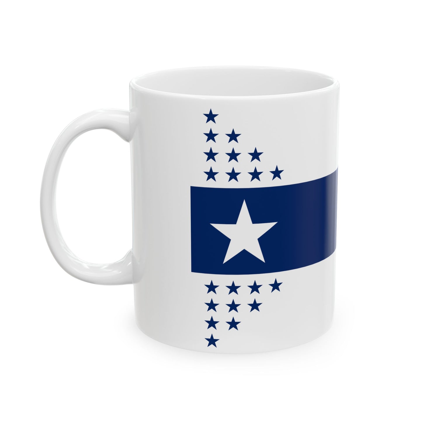 Illinois Centennial Flag (United States) White Coffee Mug