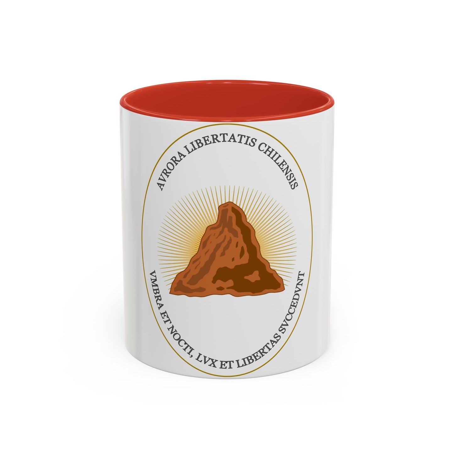 Reverse of the Coat of Arms of Chile (1812-1814) - Accent Coffee Mug