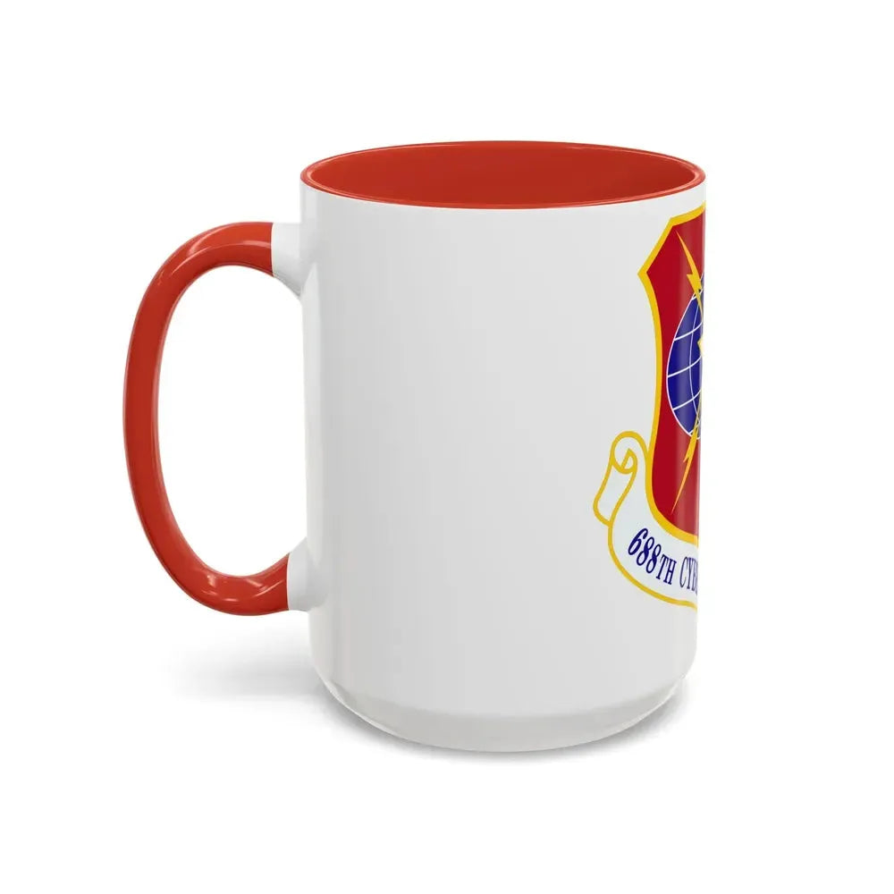 688 Cyberspace Wing ACC (U.S. Air Force) Accent Coffee Mug - Go Mug Yourself