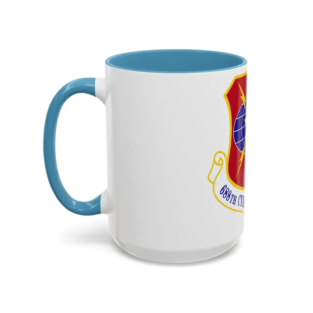688 Cyberspace Wing ACC (U.S. Air Force) Accent Coffee Mug - Go Mug Yourself