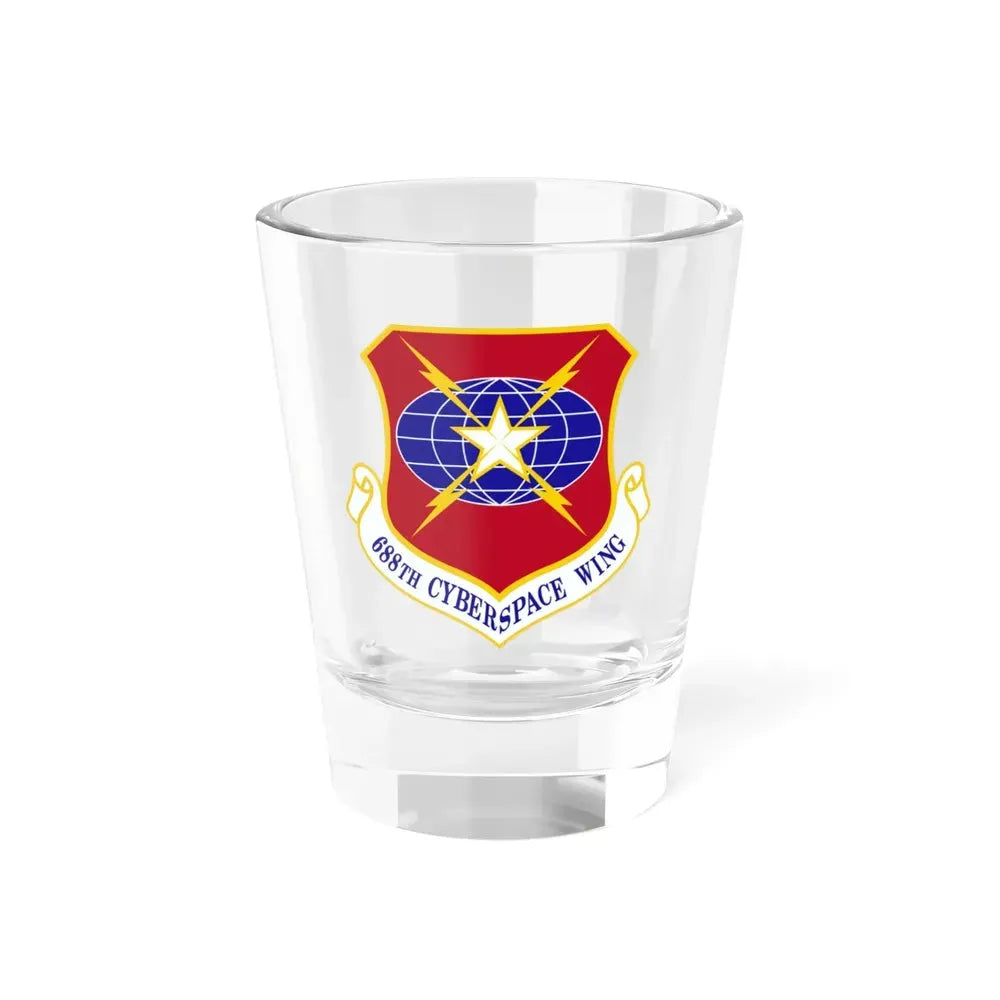 688 Cyberspace Wing ACC (U.S. Air Force) Shot Glass 1.5oz 1.5oz - Go Mug Yourself