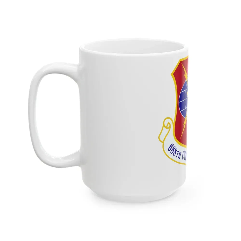 688 Cyberspace Wing ACC (U.S. Air Force) White Coffee Mug - Go Mug Yourself