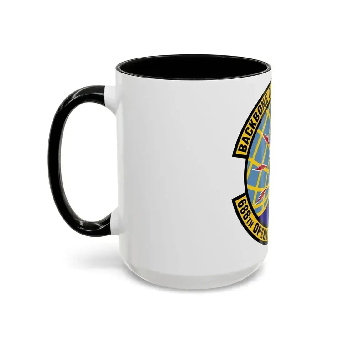 688 Operations Support Squadron ACC (U.S. Air Force) Accent Coffee Mug - Go Mug Yourself
