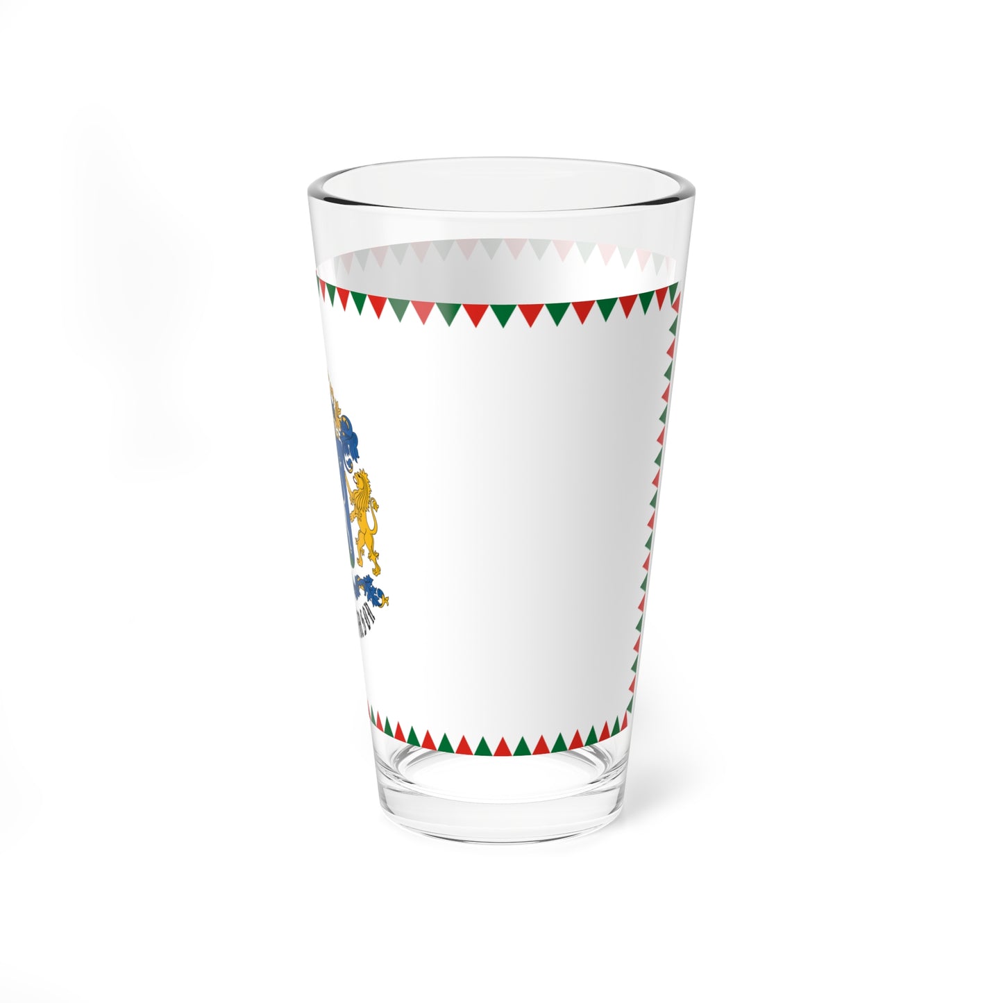 Flag of Hajdusamson variant (Hungary) Pint Glass 16oz