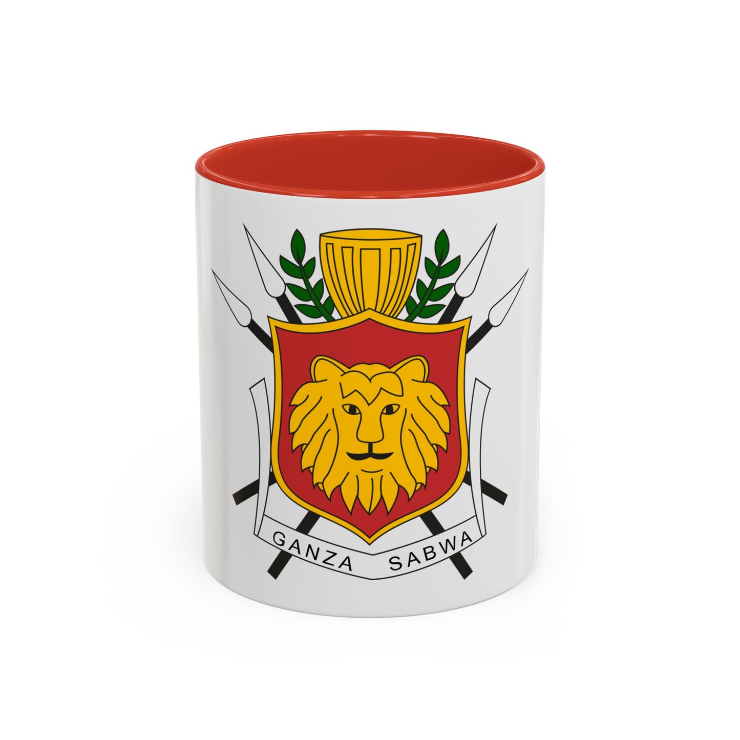 Coat of arms of the Kingdom of Burundi - Accent Coffee Mug