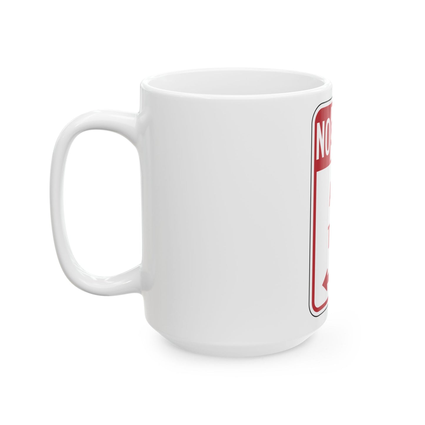 NYSDOT NYP1-5 (New York) (Road Sign) White Coffee Mug
