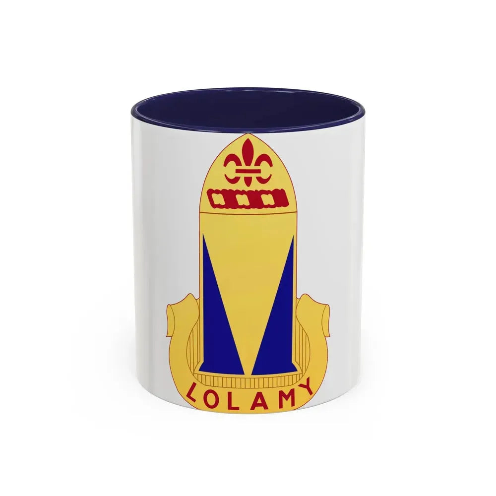 68th Air Defense Artillery Regiment (U.S. Army) Accent Coffee Mug 11oz Navy - Go Mug Yourself