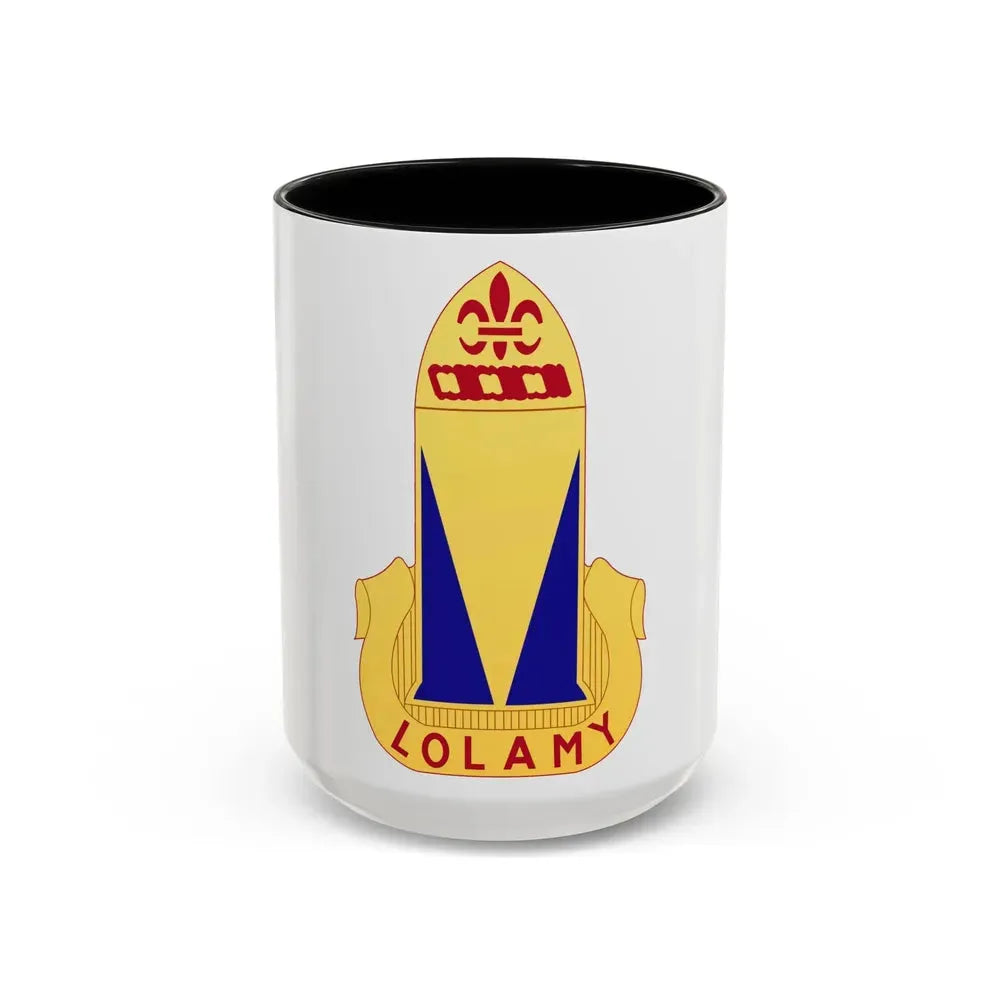 68th Air Defense Artillery Regiment (U.S. Army) Accent Coffee Mug 15oz Black - Go Mug Yourself