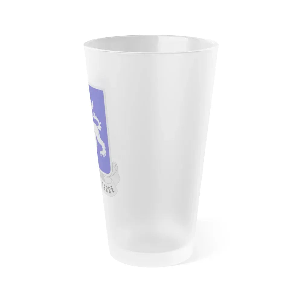 68th Armor Regiment (U.S. Army) Frosted Pint Glass 16oz - Go Mug Yourself