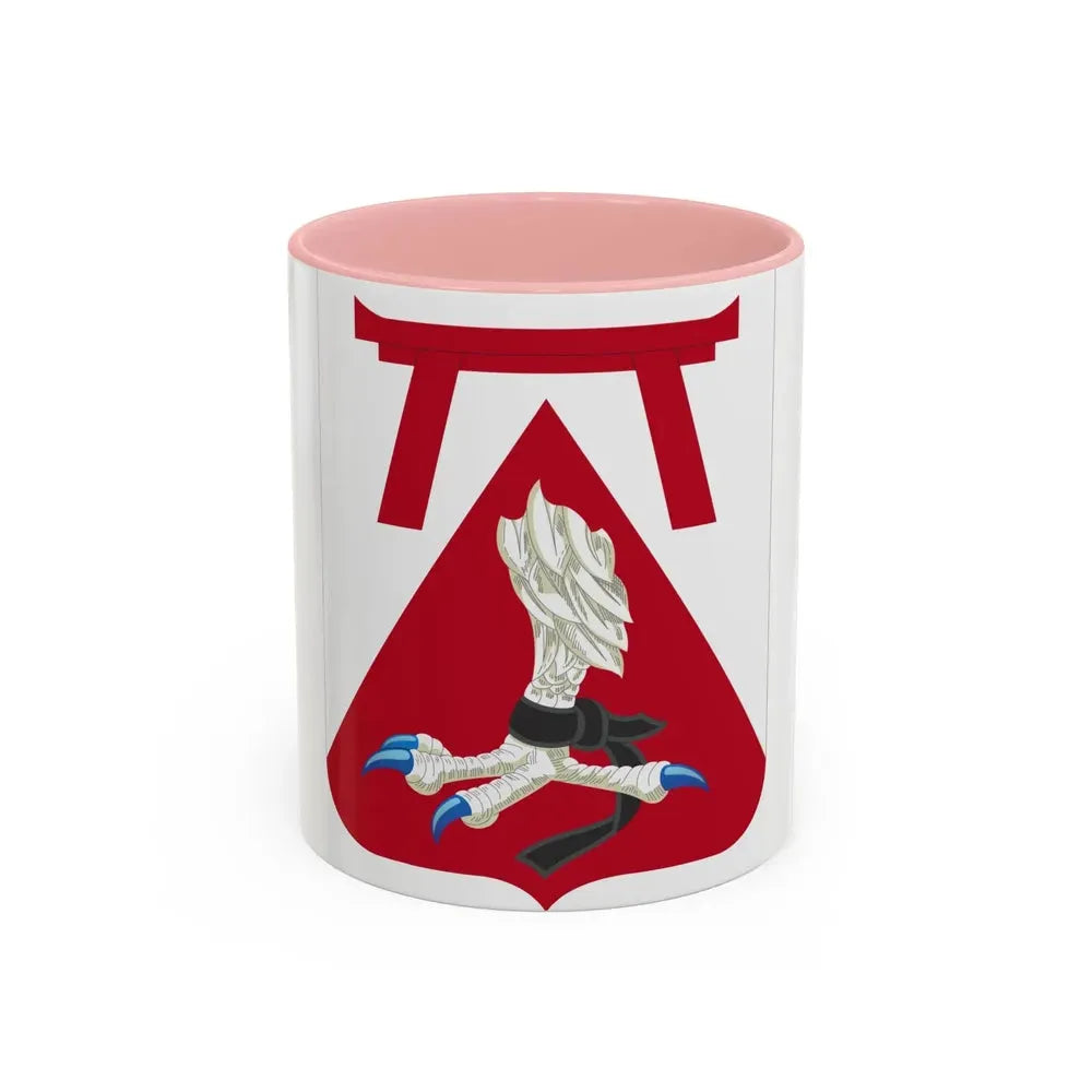 69 Engineer Battalion 2 (U.S. Army) Accent Coffee Mug 11oz Pink - Go Mug Yourself