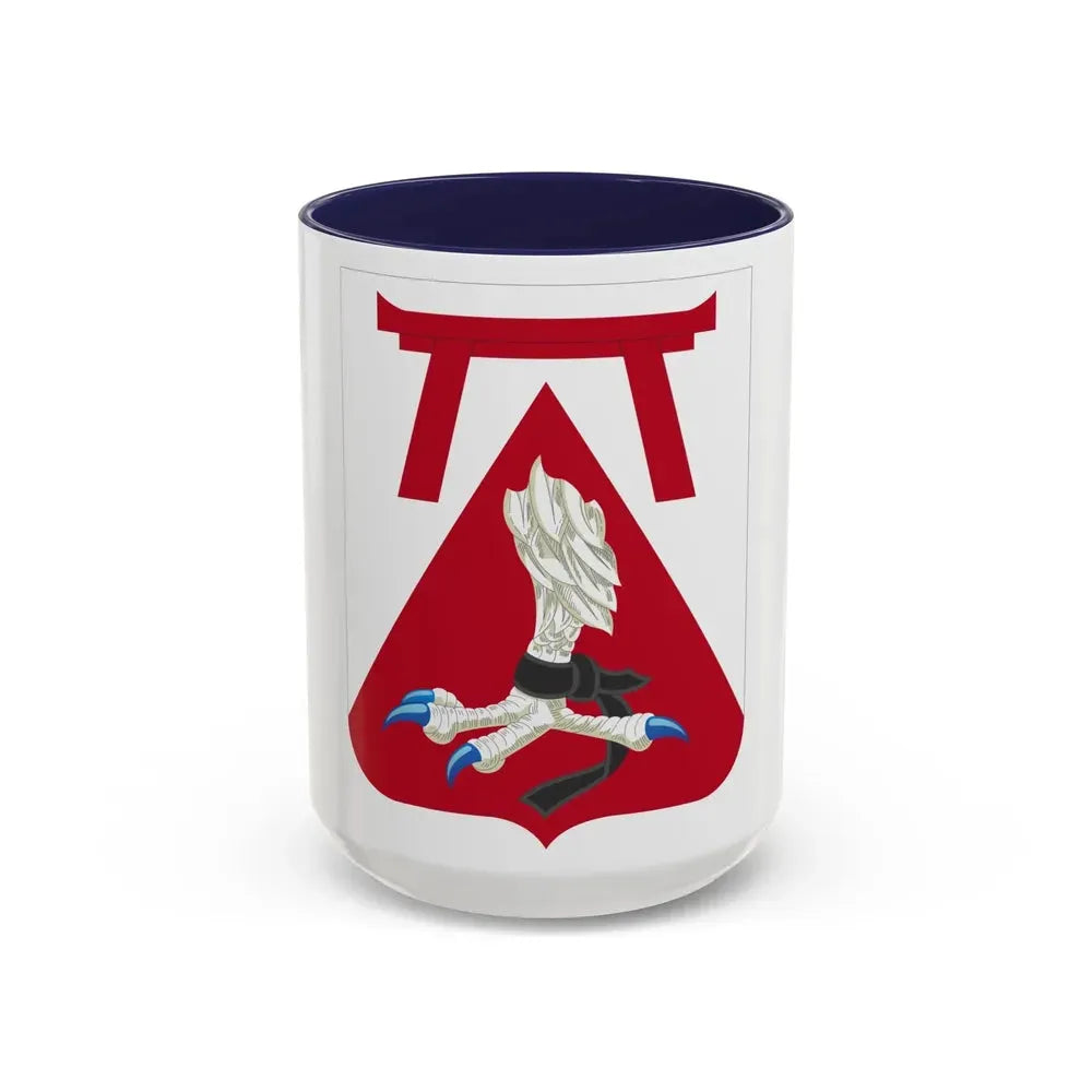 69 Engineer Battalion 2 (U.S. Army) Accent Coffee Mug 15oz Navy - Go Mug Yourself