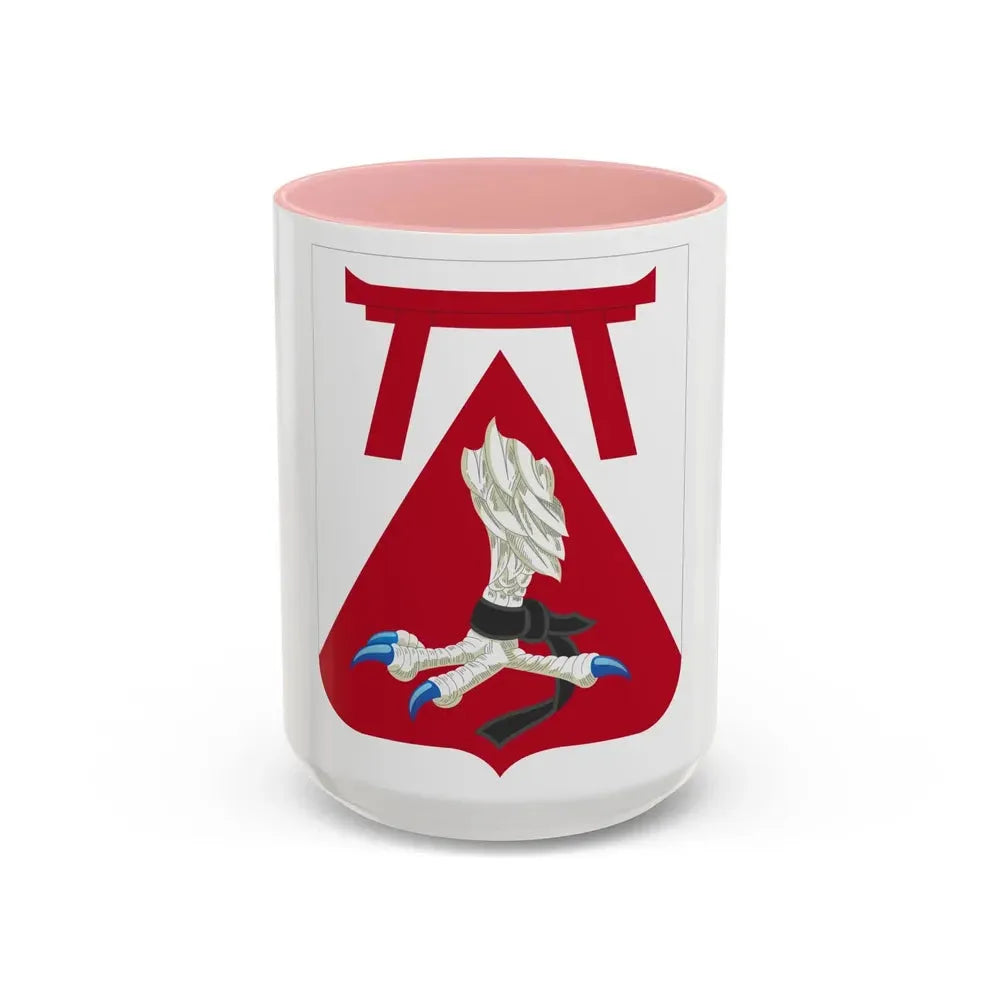 69 Engineer Battalion 2 (U.S. Army) Accent Coffee Mug 15oz Pink - Go Mug Yourself