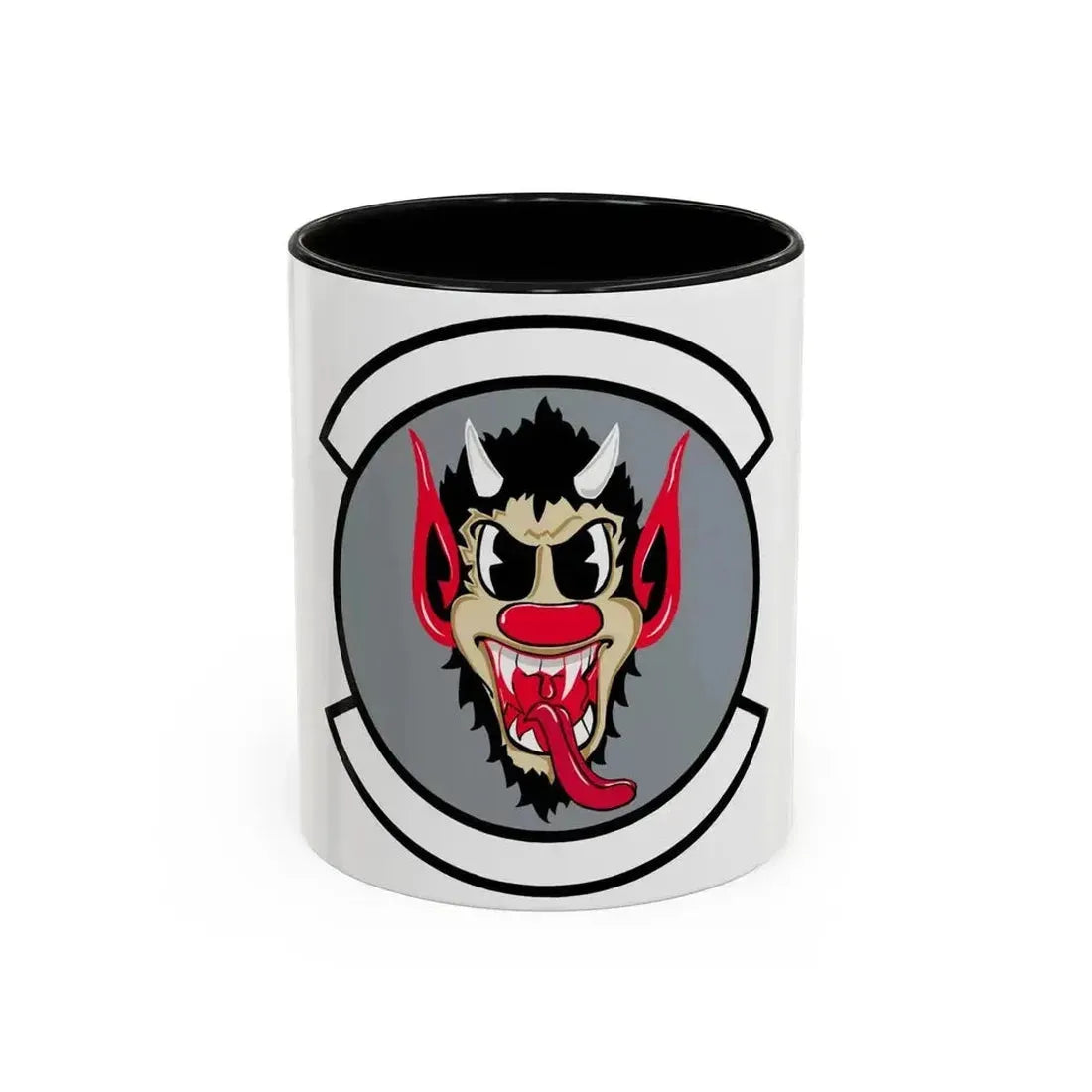 69 Fighter Squadron AFRC (U.S. Air Force) Accent Coffee Mug 11oz Black - Go Mug Yourself
