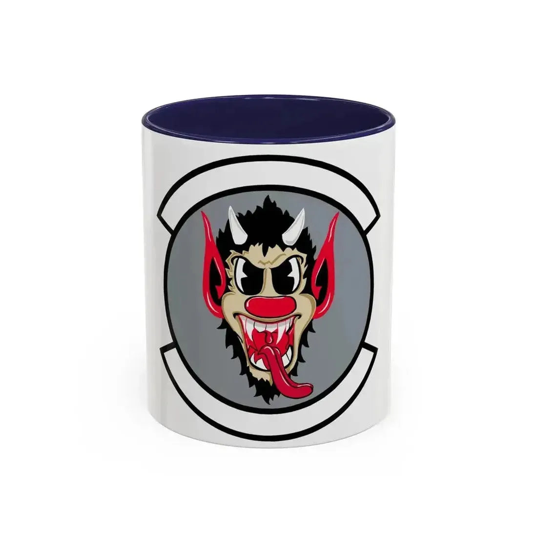 69 Fighter Squadron AFRC (U.S. Air Force) Accent Coffee Mug 11oz Navy - Go Mug Yourself