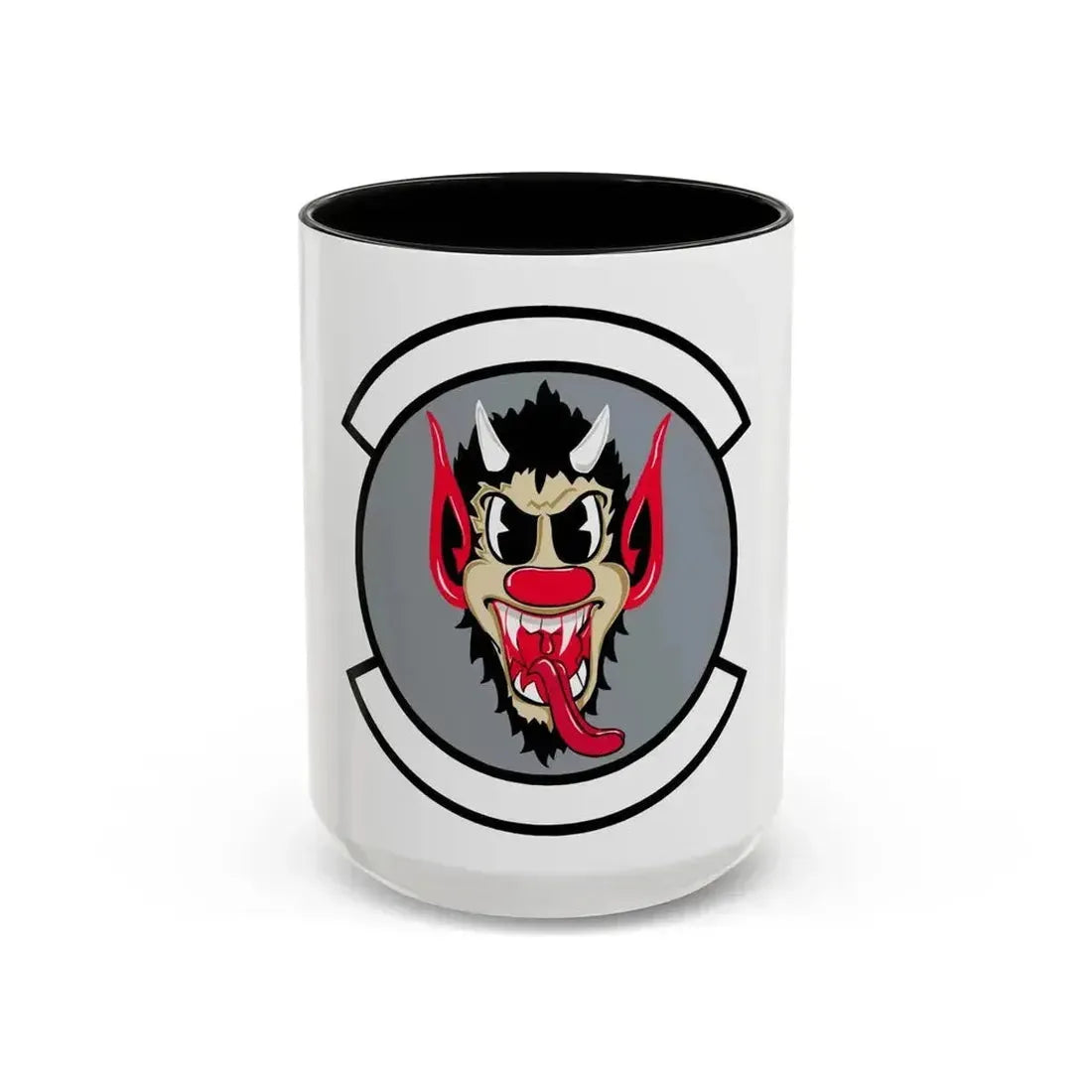 69 Fighter Squadron AFRC (U.S. Air Force) Accent Coffee Mug 15oz Black - Go Mug Yourself