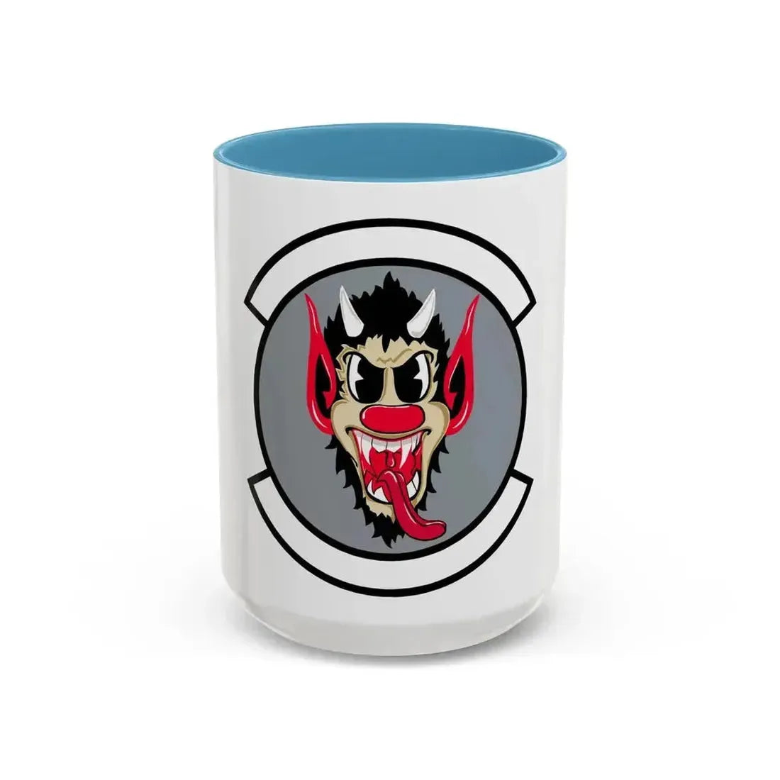 69 Fighter Squadron AFRC (U.S. Air Force) Accent Coffee Mug 15oz Light Blue - Go Mug Yourself