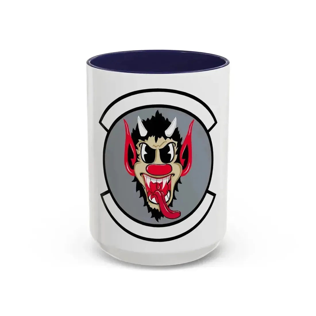 69 Fighter Squadron AFRC (U.S. Air Force) Accent Coffee Mug 15oz Navy - Go Mug Yourself