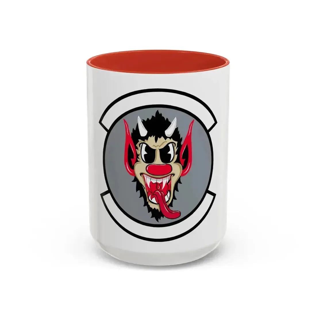 69 Fighter Squadron AFRC (U.S. Air Force) Accent Coffee Mug 15oz Red - Go Mug Yourself