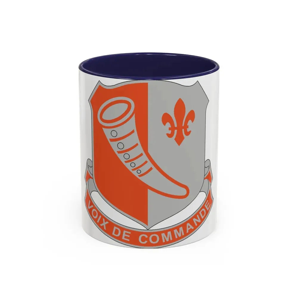 69 Signal Battalion (U.S. Army) Accent Coffee Mug 11oz Navy - Go Mug Yourself