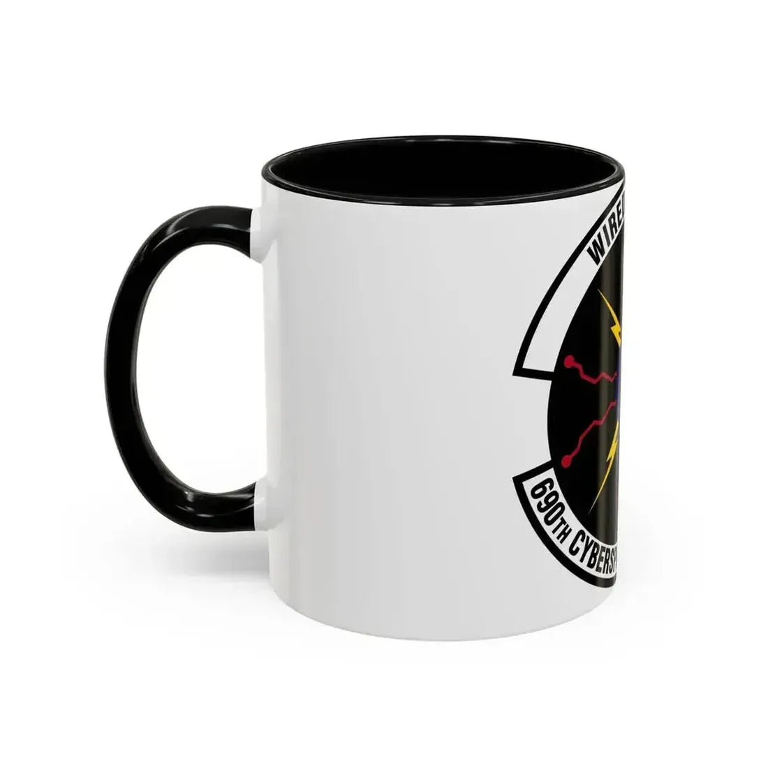 690 Cyberspace Operations Squadron AFSPC (U.S. Air Force) Accent Coffee Mug - Go Mug Yourself