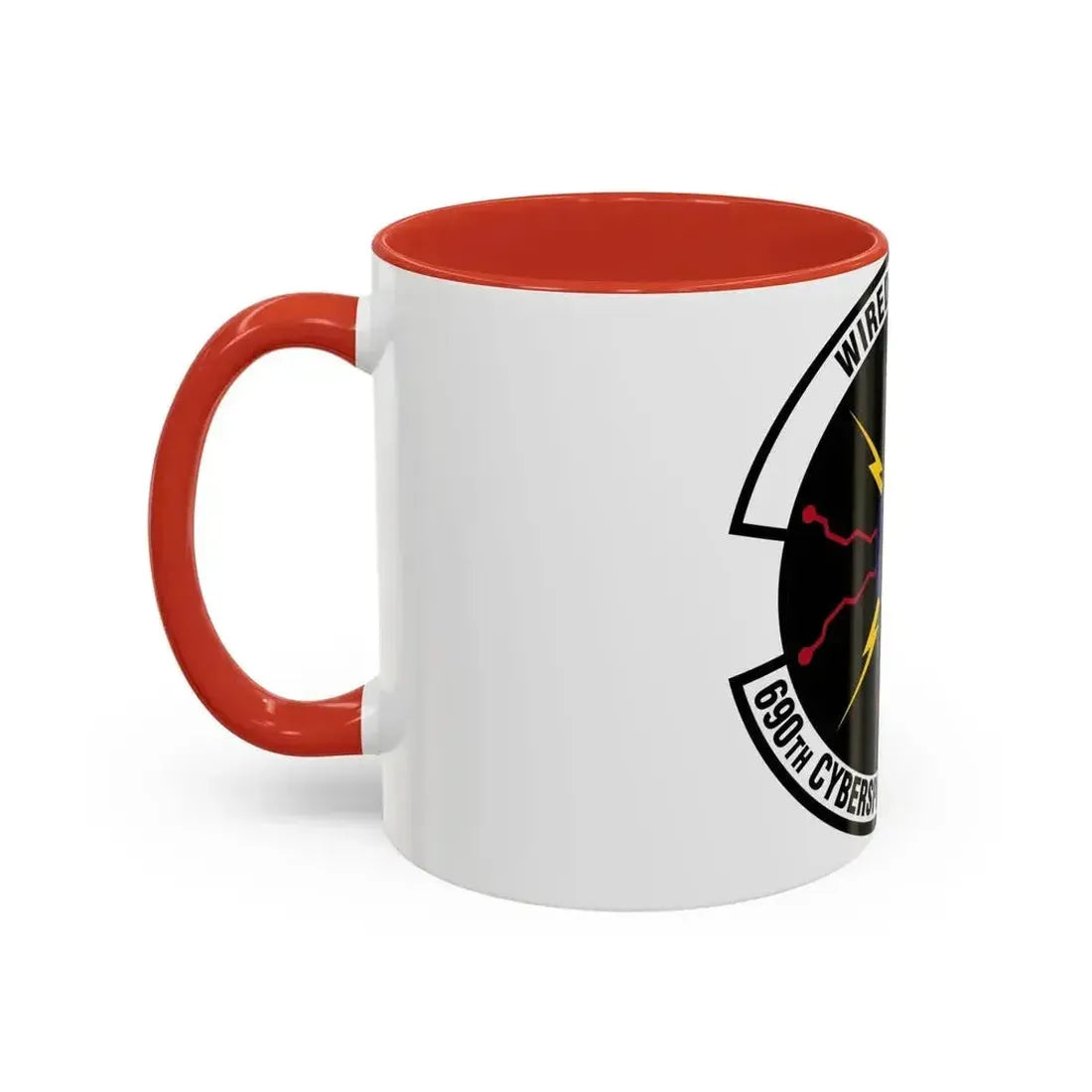 690 Cyberspace Operations Squadron AFSPC (U.S. Air Force) Accent Coffee Mug - Go Mug Yourself