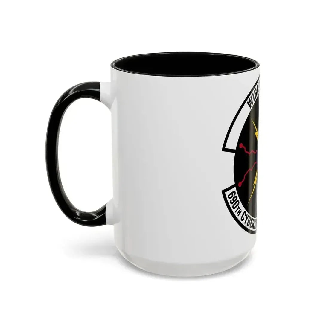 690 Cyberspace Operations Squadron AFSPC (U.S. Air Force) Accent Coffee Mug - Go Mug Yourself