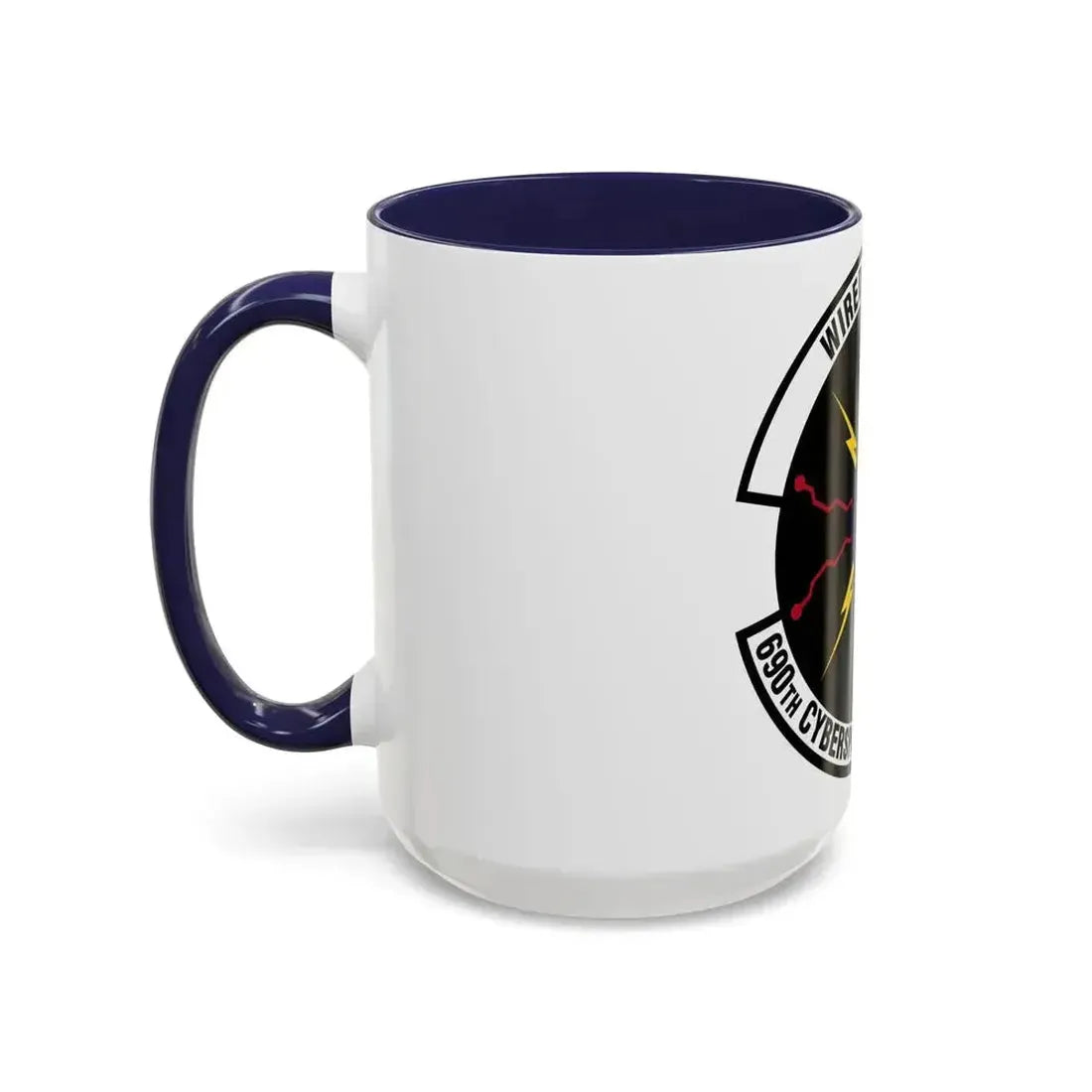 690 Cyberspace Operations Squadron AFSPC (U.S. Air Force) Accent Coffee Mug - Go Mug Yourself