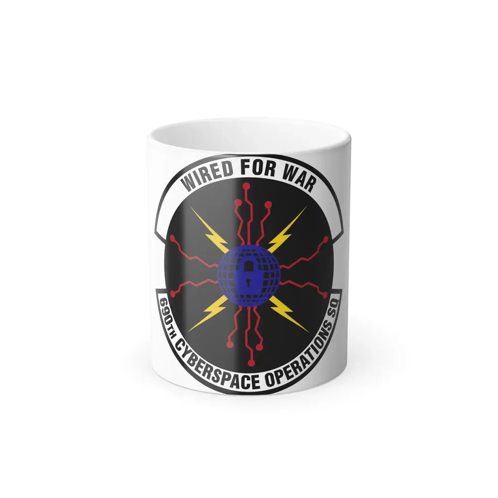 690 Cyberspace Operations Squadron AFSPC (U.S. Air Force) Color Changing Mug 11oz - Go Mug Yourself